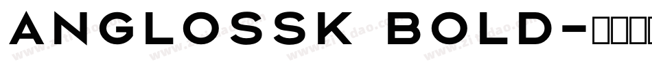 AngloSSK Bold字体转换